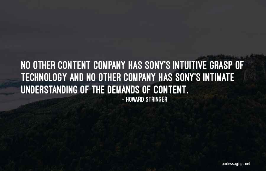 Gallo Nero Quotes By Howard Stringer Gallo Nero Quotes By Howard Stringer