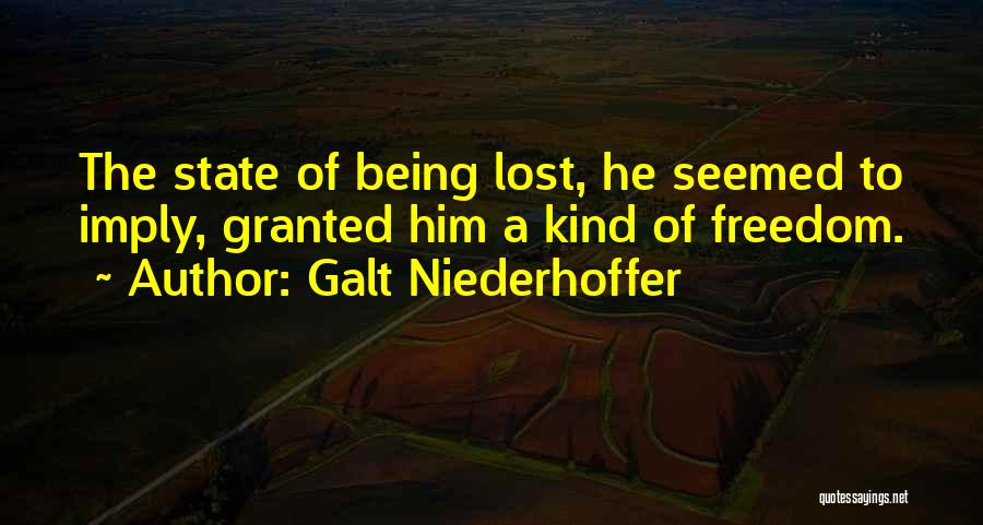 Galt Niederhoffer Quotes 992169