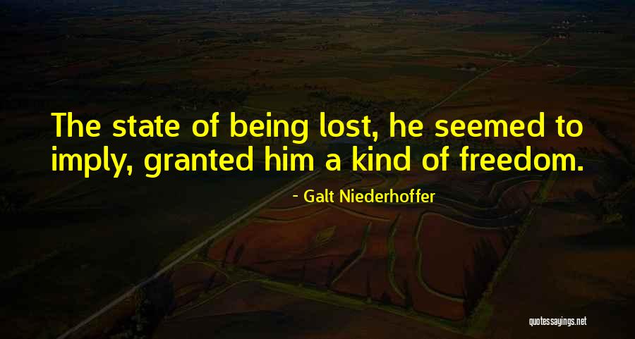 Galt Niederhoffer Quotes 992169