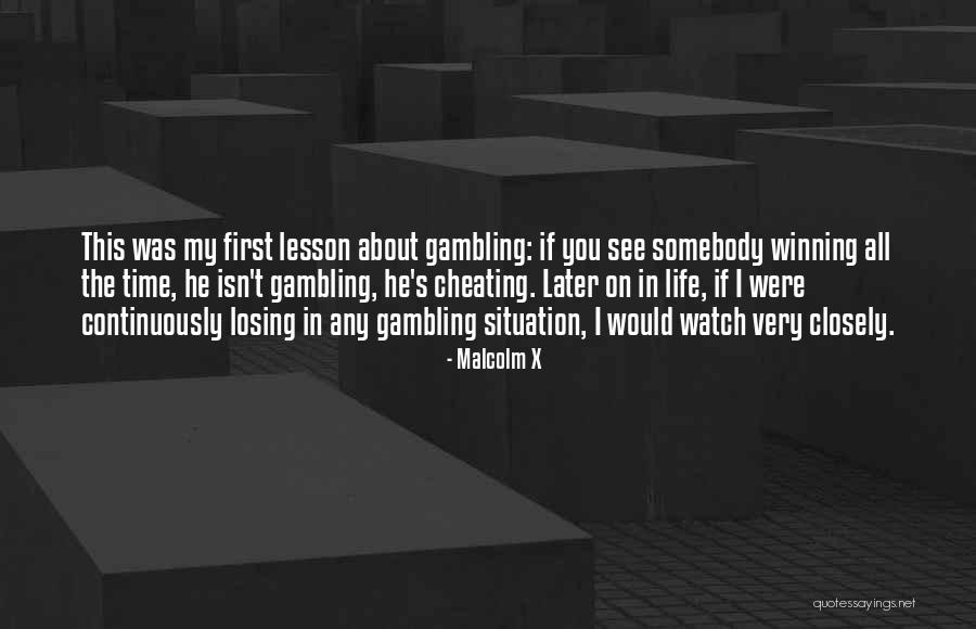 Gambling Winning Quotes By Malcolm X Gambling Winning Quotes By Malcolm X