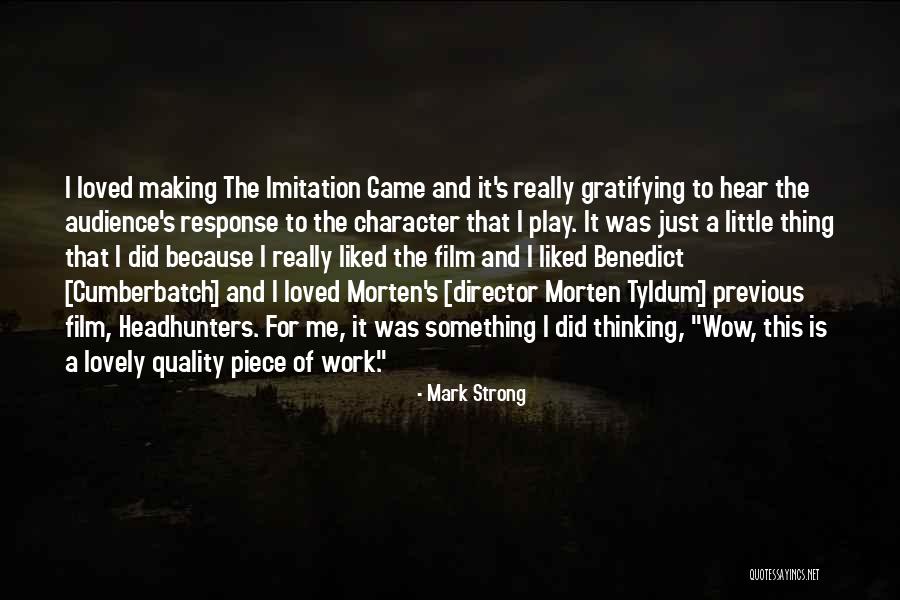 Game Character Quotes By Mark Strong Game Character Quotes By Mark Strong