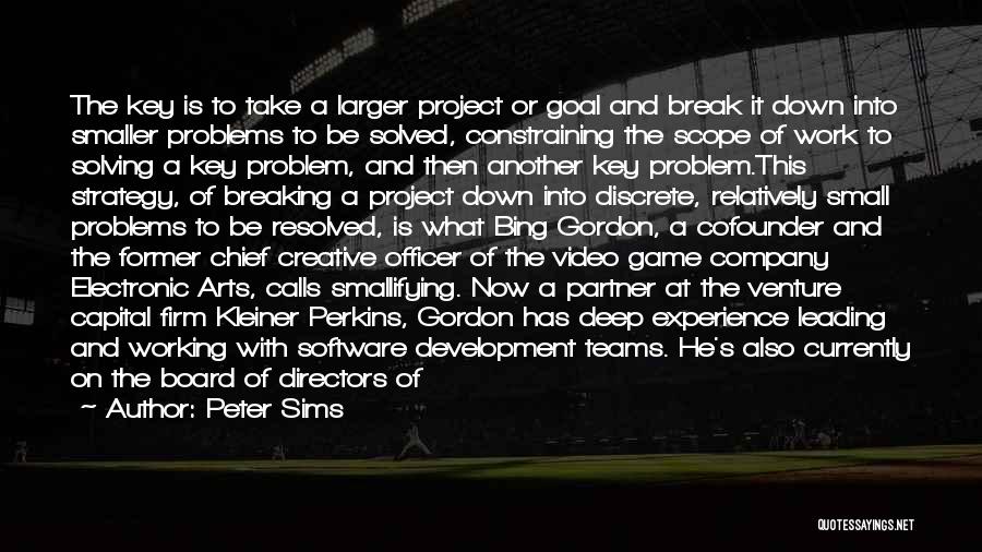 Game Developers Quotes By Peter Sims