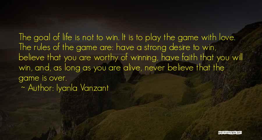 Game Is Not Over Quotes By Iyanla Vanzant