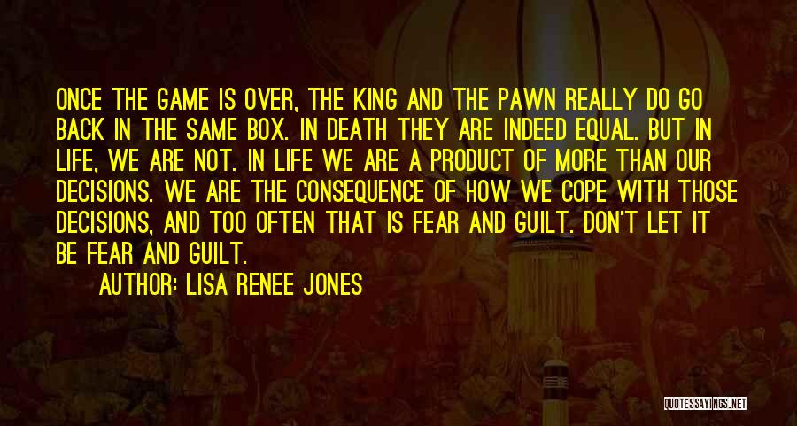 Game Is Not Over Quotes By Lisa Renee Jones