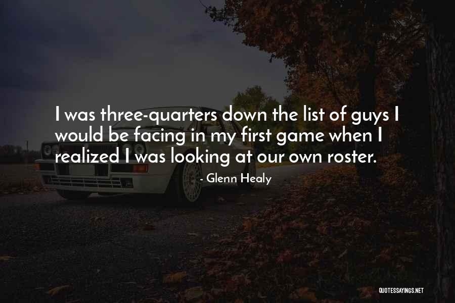 Game Of Hockey Quotes By Glenn Healy Game Of Hockey Quotes By Glenn Healy