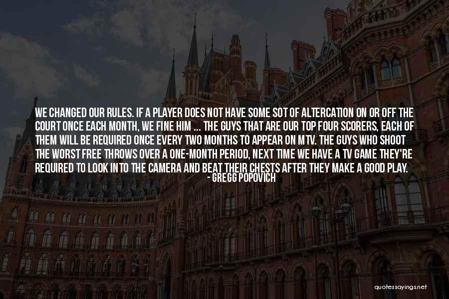 Game On Tv Quotes By Gregg Popovich Game On Tv Quotes By Gregg Popovich
