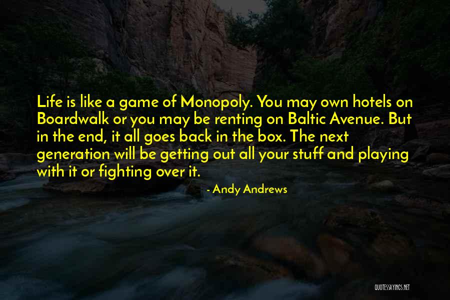 Game Over Life Quotes By Andy Andrews