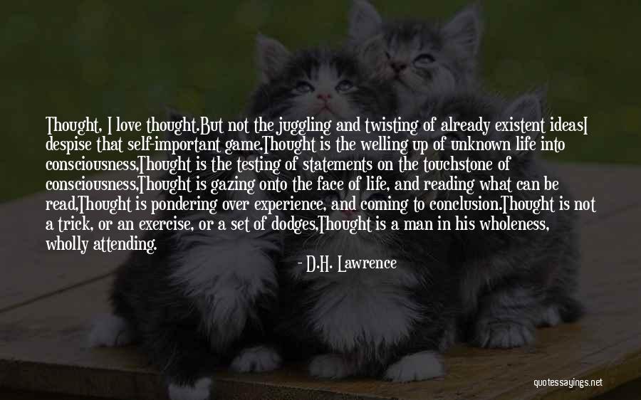 Game Over Life Quotes By D.H. Lawrence