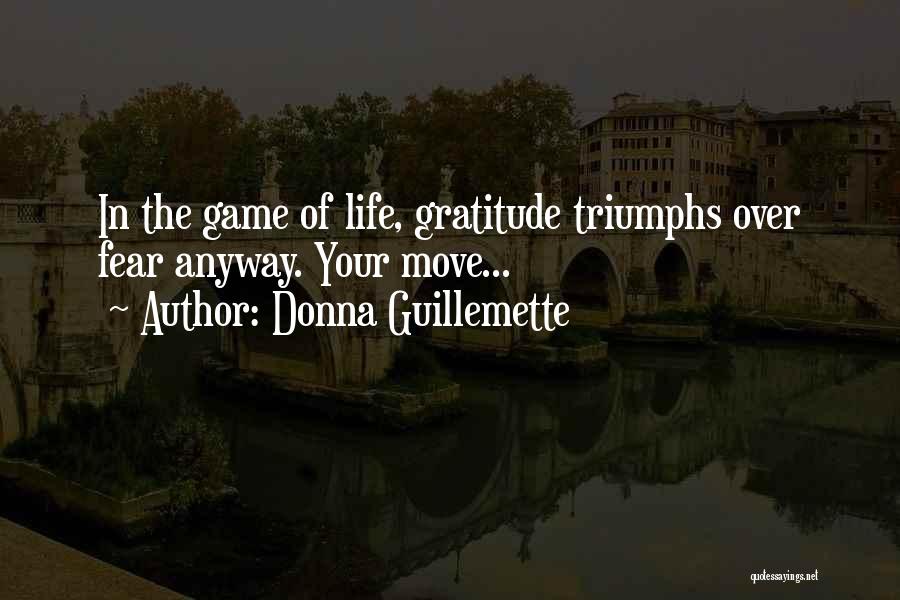 Game Over Life Quotes By Donna Guillemette