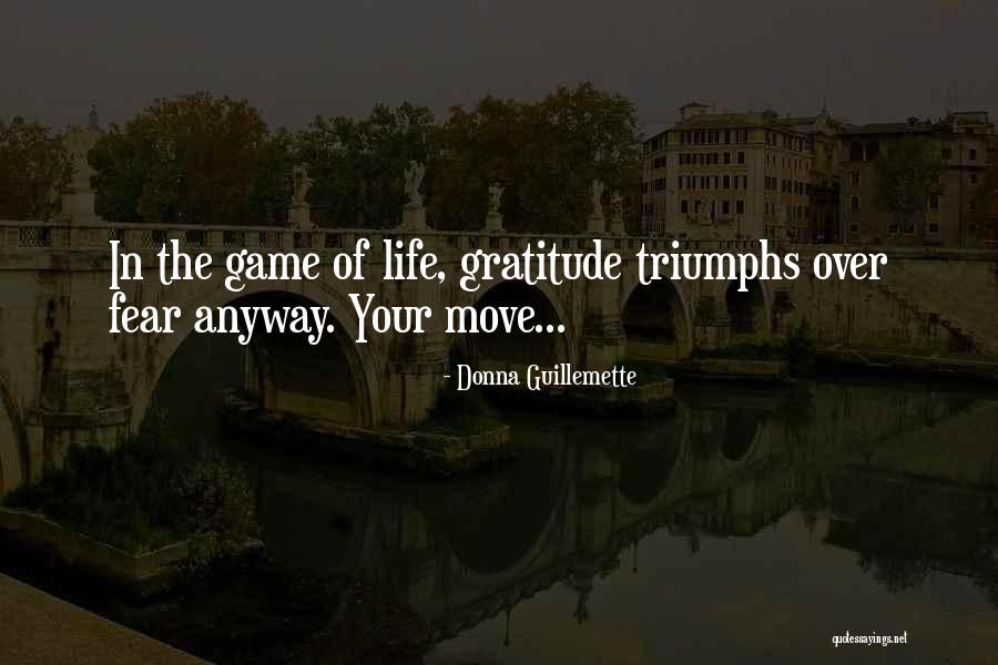 Game Over Life Quotes By Donna Guillemette