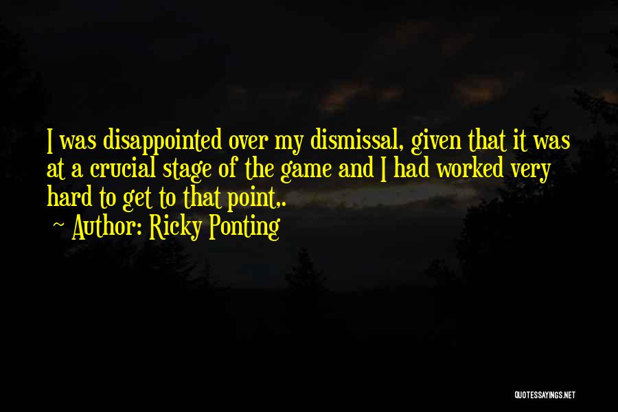 Game Over Quotes By Ricky Ponting