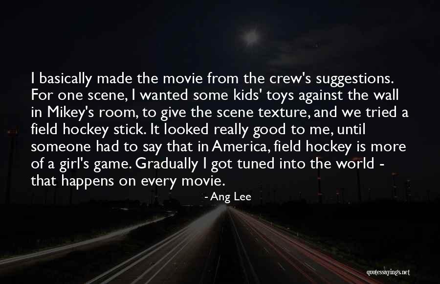 Game Room Quotes By Ang Lee Game Room Quotes By Ang Lee