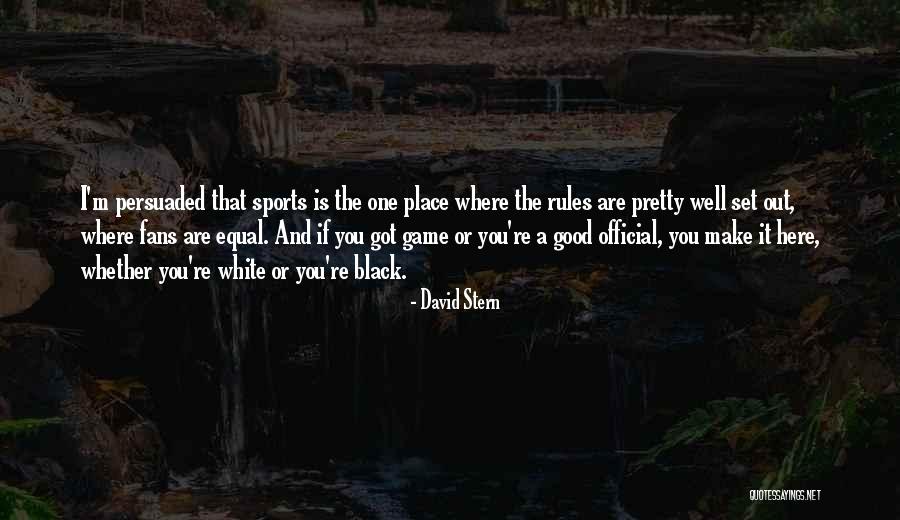 Game Rules Quotes By David Stern Game Rules Quotes By David Stern