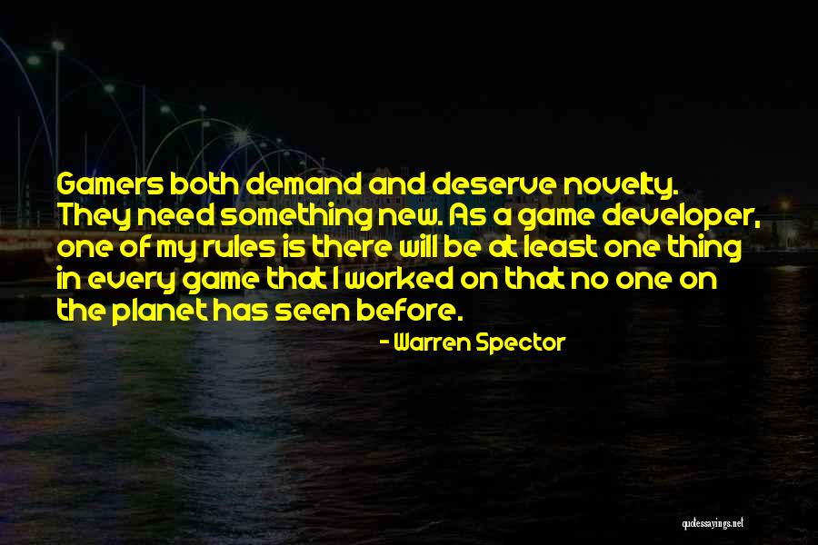 Game Rules Quotes By Warren Spector Game Rules Quotes By Warren Spector
