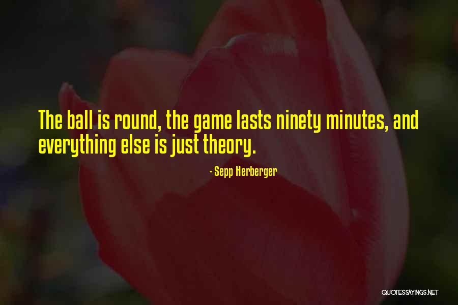 Game Theory Quotes By Sepp Herberger