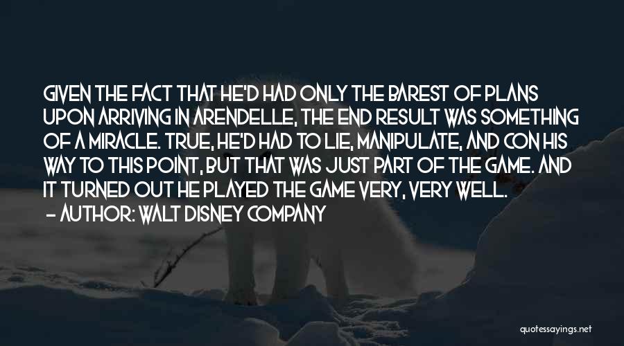 Game Well Played Quotes By Walt Disney Company