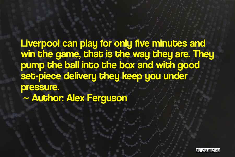 Game Winning Quotes By Alex Ferguson