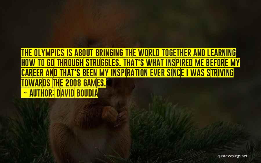 Games And Learning Quotes By David Boudia