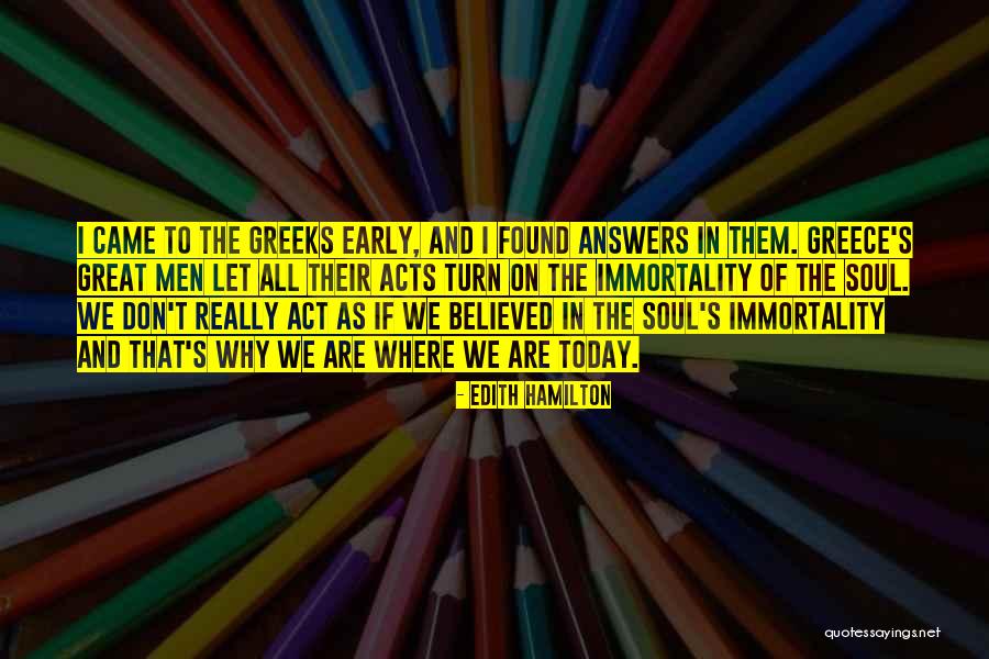 Gammons Wellness Quotes By Edith Hamilton Gammons Wellness Quotes By Edith Hamilton