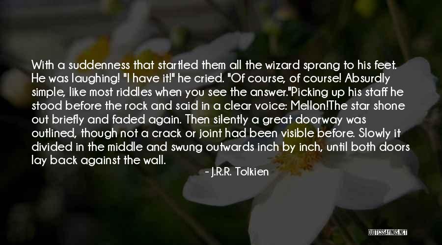 Gandalf Moria Quotes By J.R.R. Tolkien