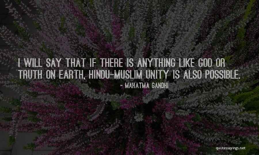 Top 3 Gandhi Hindu Muslim Unity Quotes & Sayings