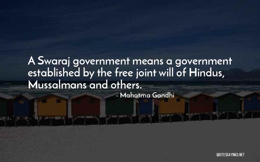 Gandhi Swaraj Quotes By Mahatma Gandhi