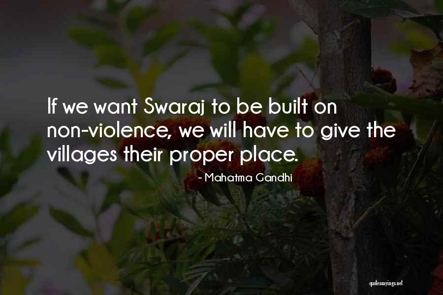 Gandhi Swaraj Quotes By Mahatma Gandhi