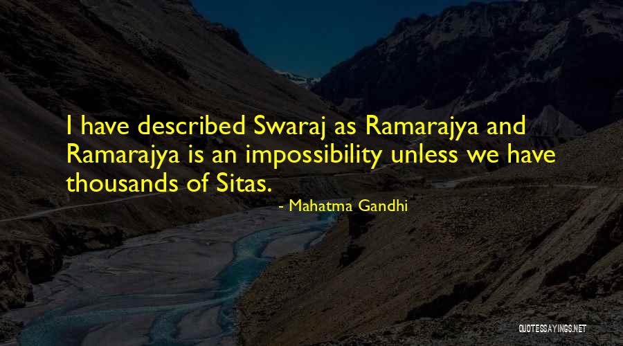 Gandhi Swaraj Quotes By Mahatma Gandhi