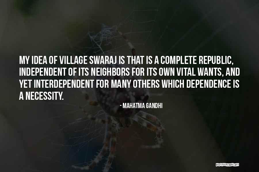 Gandhi Swaraj Quotes By Mahatma Gandhi