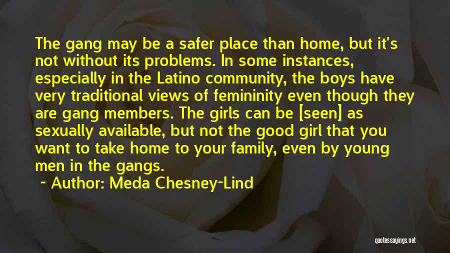 Gang Members Quotes By Meda Chesney-Lind