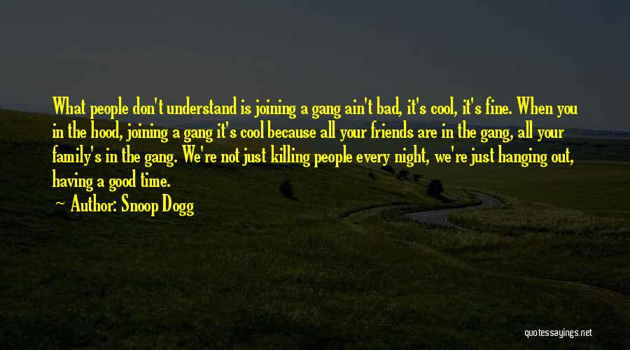 Gang Of Friends Quotes By Snoop Dogg