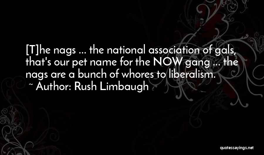 Gang Quotes By Rush Limbaugh