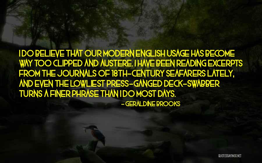 Ganged Quotes By Geraldine Brooks Ganged Quotes By Geraldine Brooks