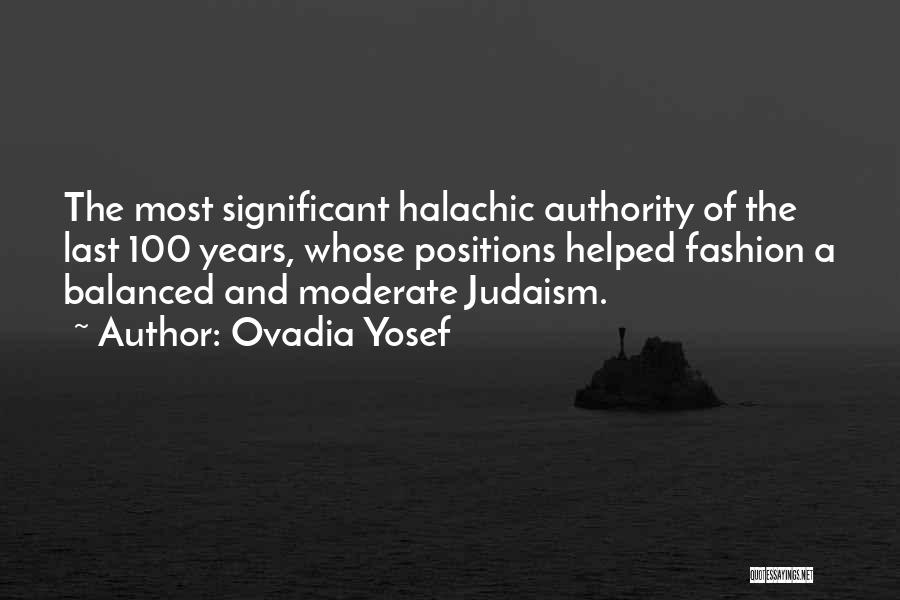 Gangetic Basin Quotes By Ovadia Yosef