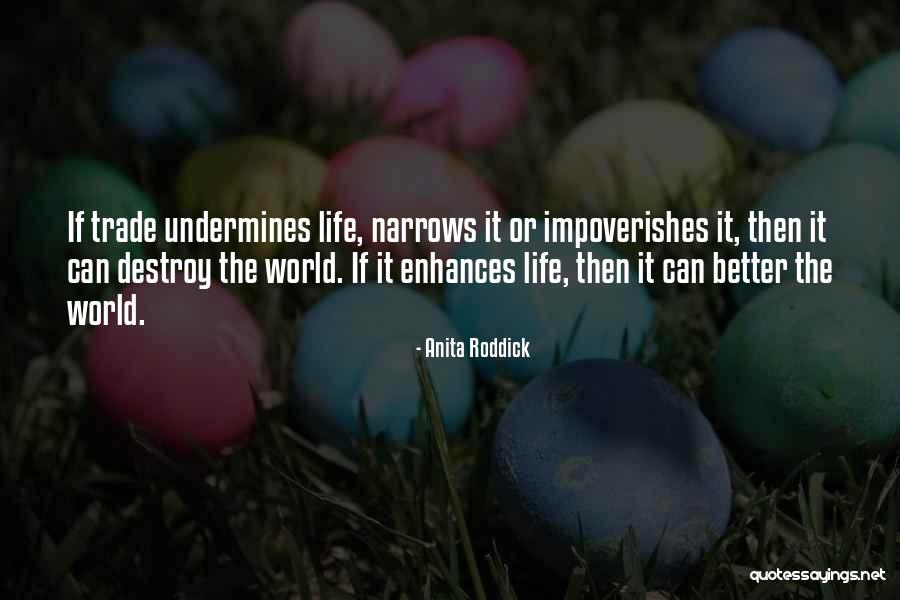 Gannasa Quotes By Anita Roddick
