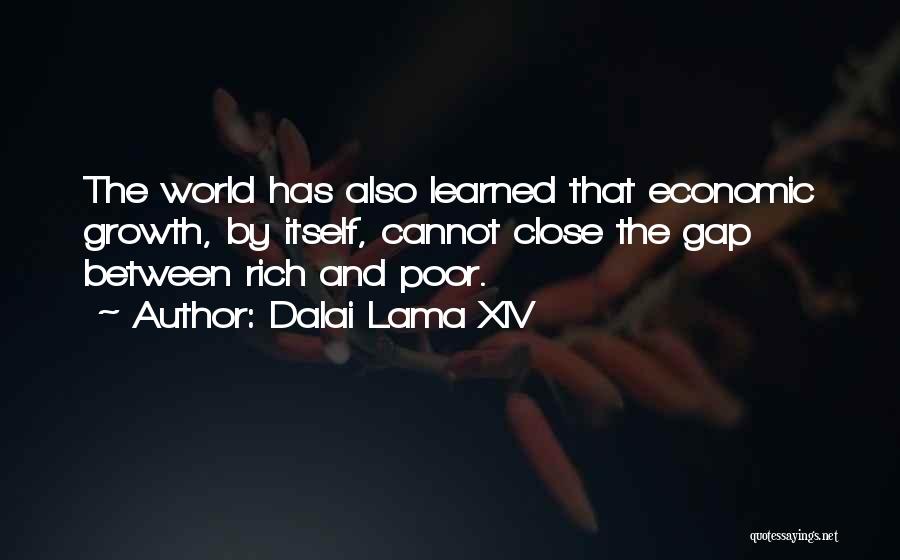Gap Between Rich And Poor Quotes By Dalai Lama XIV