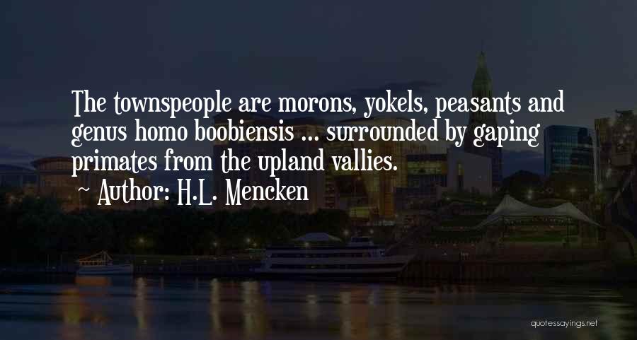 Gaping Quotes By H.L. Mencken