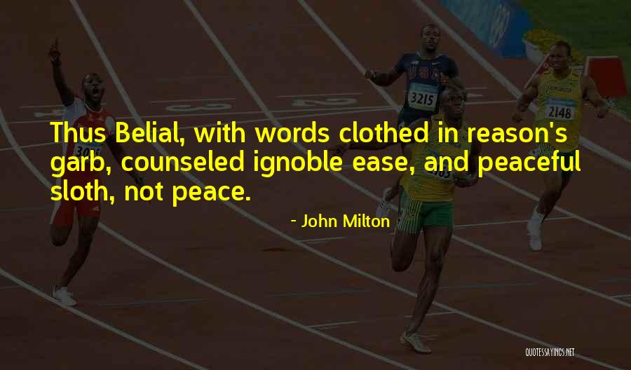 Garb Quotes By John Milton Garb Quotes By John Milton