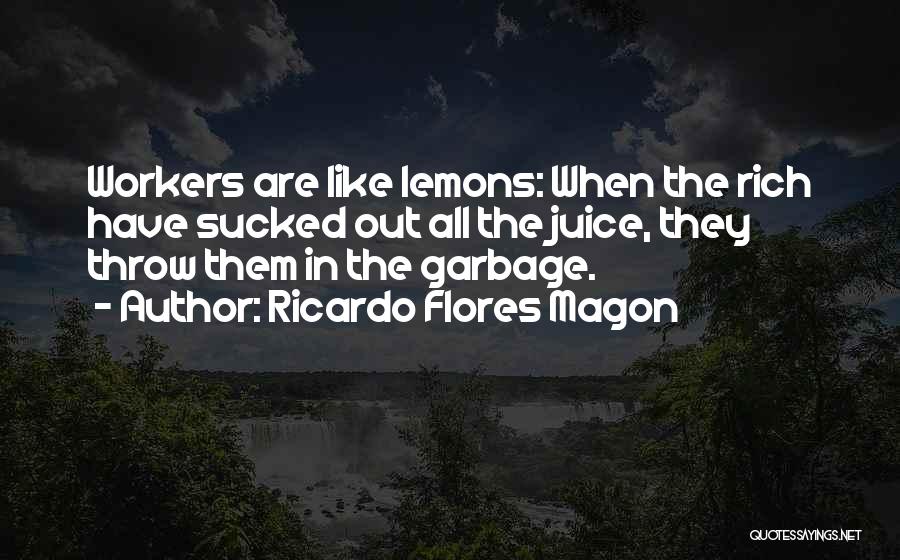 Garbage In Garbage Out Quotes By Ricardo Flores Magon
