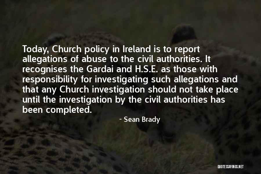 Gardai Quotes By Sean Brady Gardai Quotes By Sean Brady