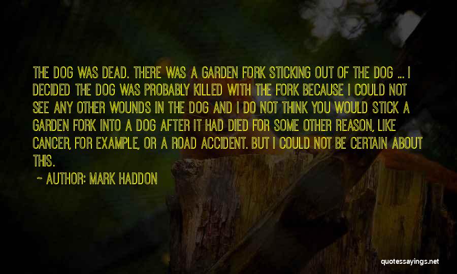 Garden Fork Quotes By Mark Haddon