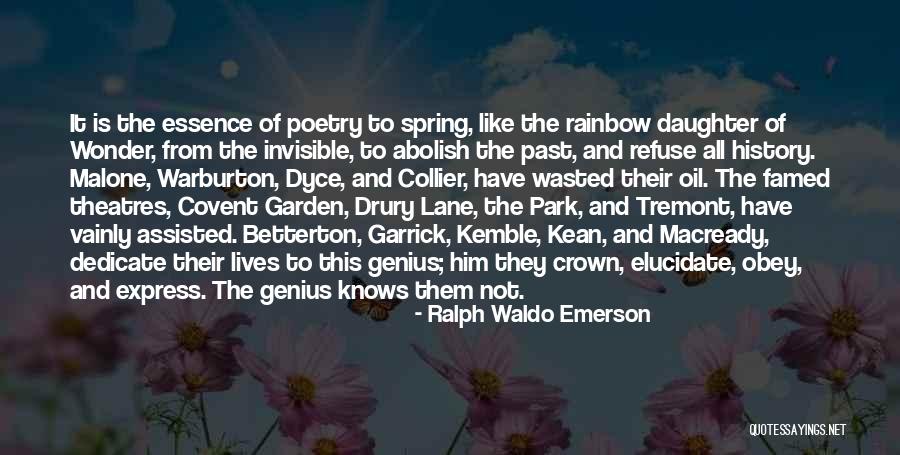 Garden History Quotes By Ralph Waldo Emerson Garden History Quotes By Ralph Waldo Emerson