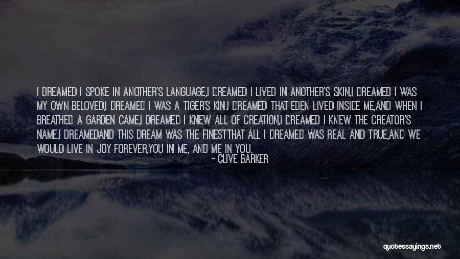 Garden Of Inspirational Quotes By Clive Barker