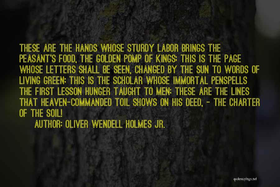Garden Of Words Quotes By Oliver Wendell Holmes Jr.