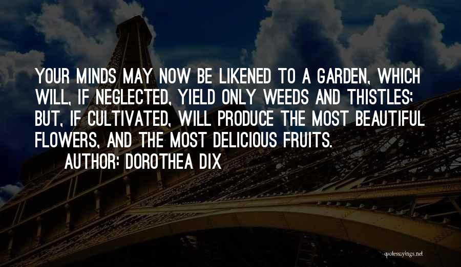 Garden Produce Quotes By Dorothea Dix