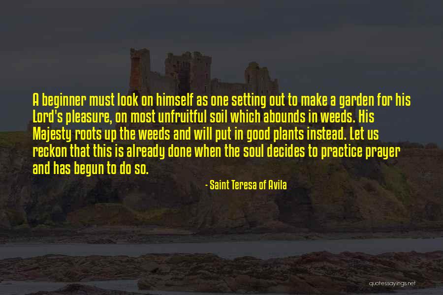 Garden Soil Quotes By Saint Teresa Of Avila