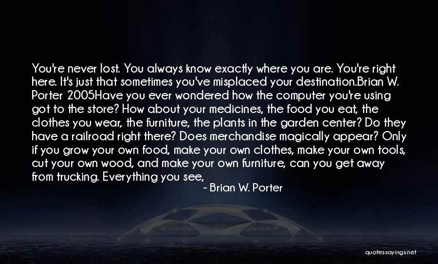 Garden Tools Quotes By Brian W. Porter