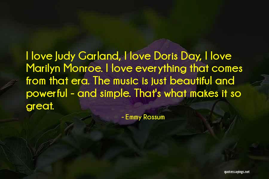 Garland Quotes By Emmy Rossum Garland Quotes By Emmy Rossum