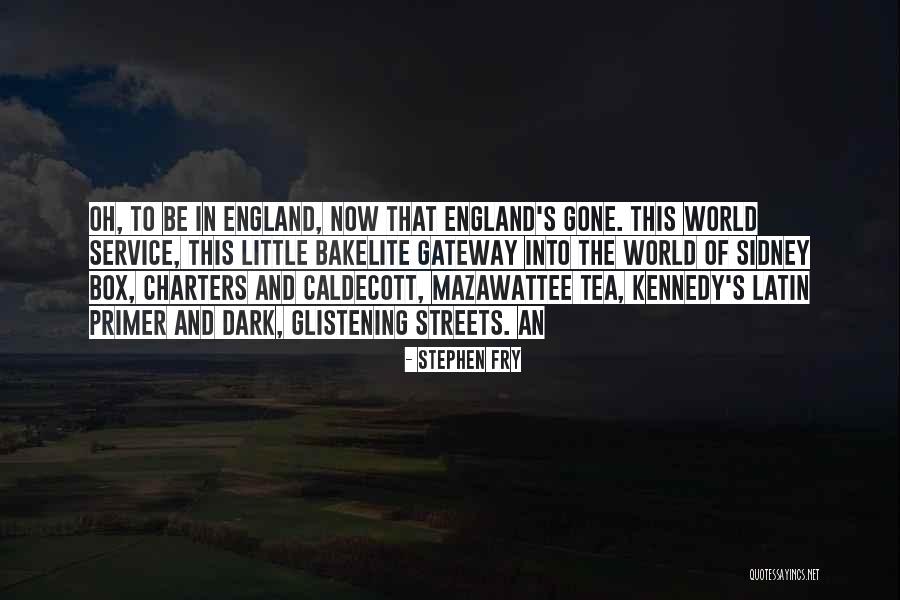 Garnell Copeland Quotes By Stephen Fry