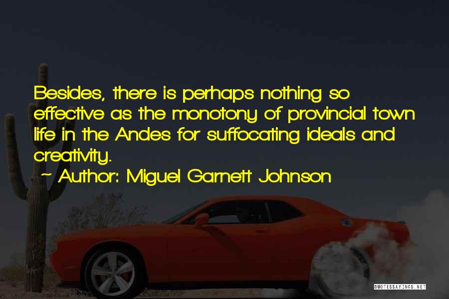 Garnett Quotes By Miguel Garnett Johnson